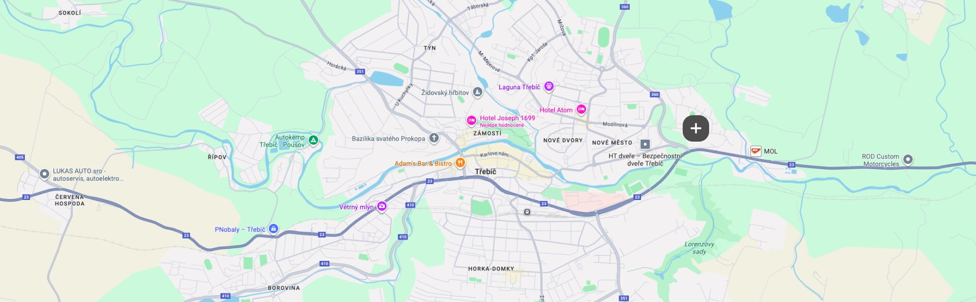 Mapa nového bydlení Norská Living